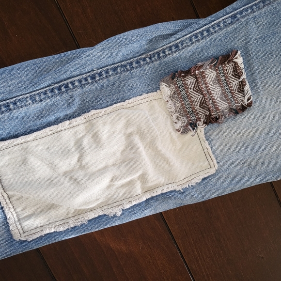 Free People Patchwork Jeans - Picture 5 of 6